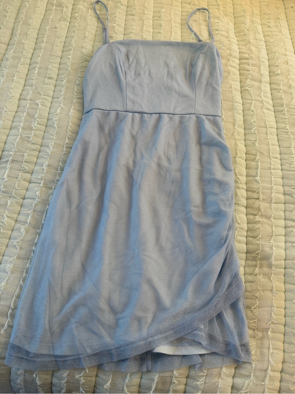Princess Polly Light Blue Spaghetti Strap Dress Size 6 NWT